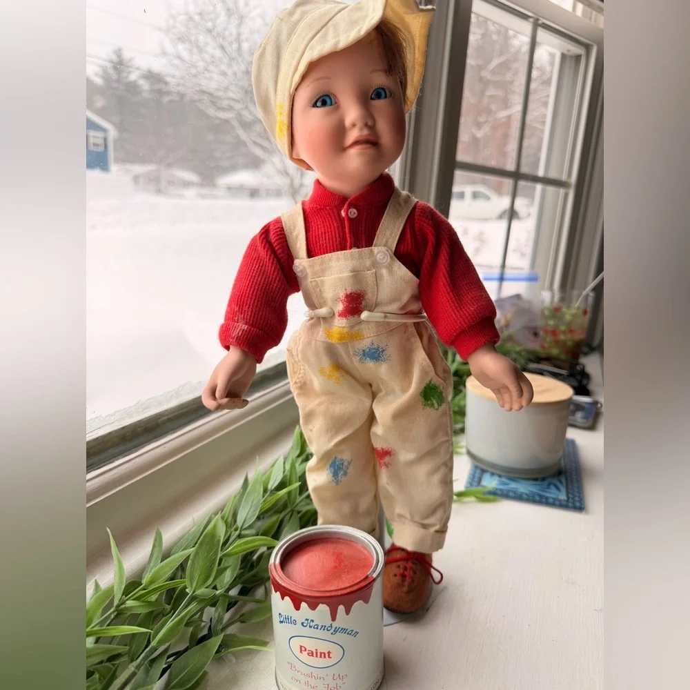 Painter Porcelain Doll
